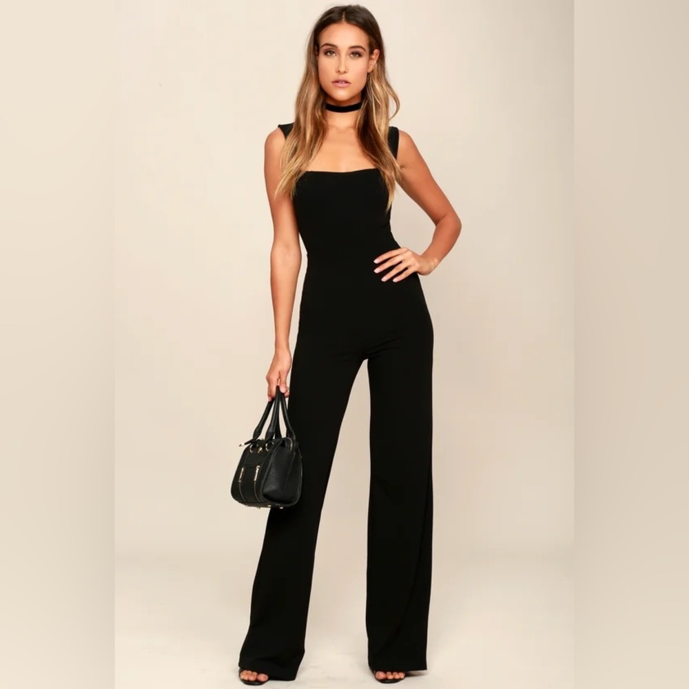 NWT - Enticing Endeavors Black Jumpsuit
